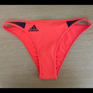 never worn!! adidas womens coral bikin bottoms